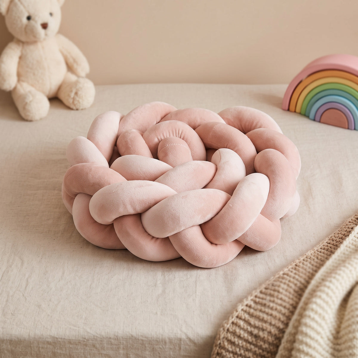 Tresse de lit - Poudre Rosée
