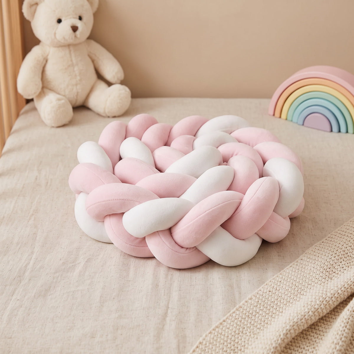 Tresse de lit - Coton Fraise