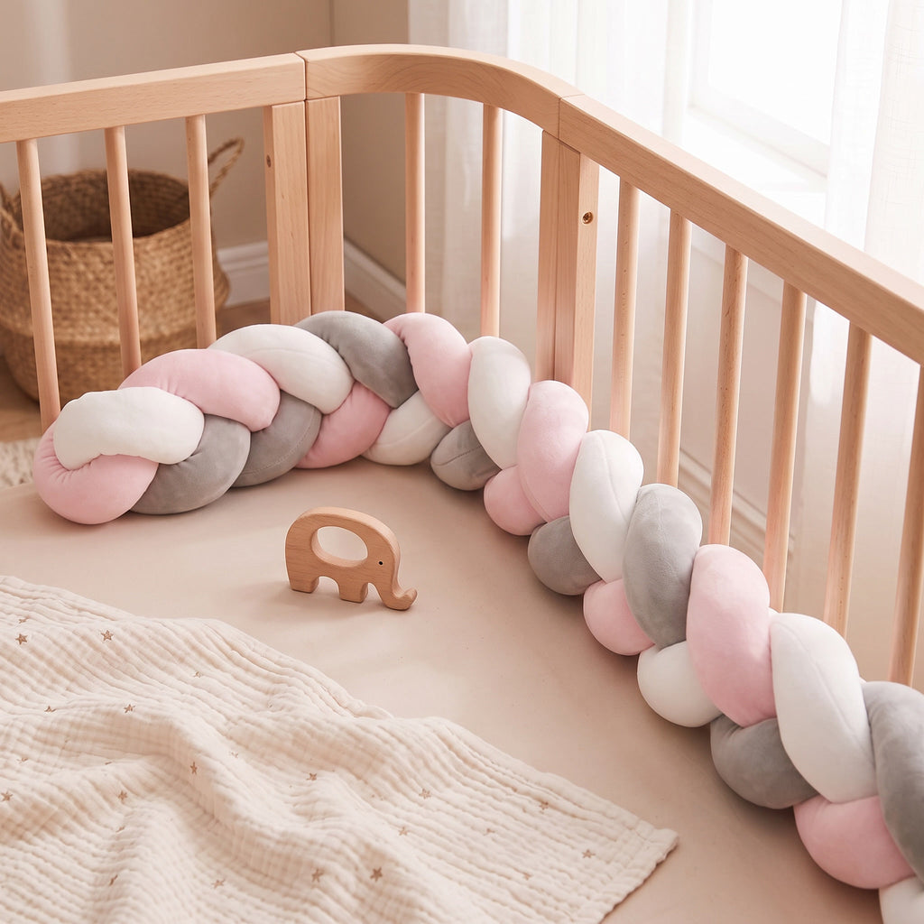 Tresse de lit - Colombe Rose